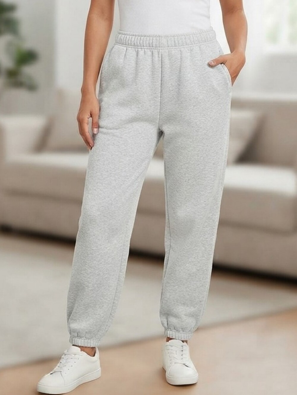 American Eagle Outfitters Small Light Gray Women's Sweatpants